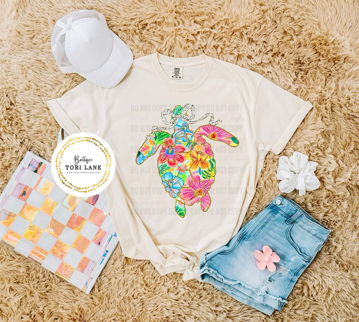 Beachy Turtle Graphic Tee