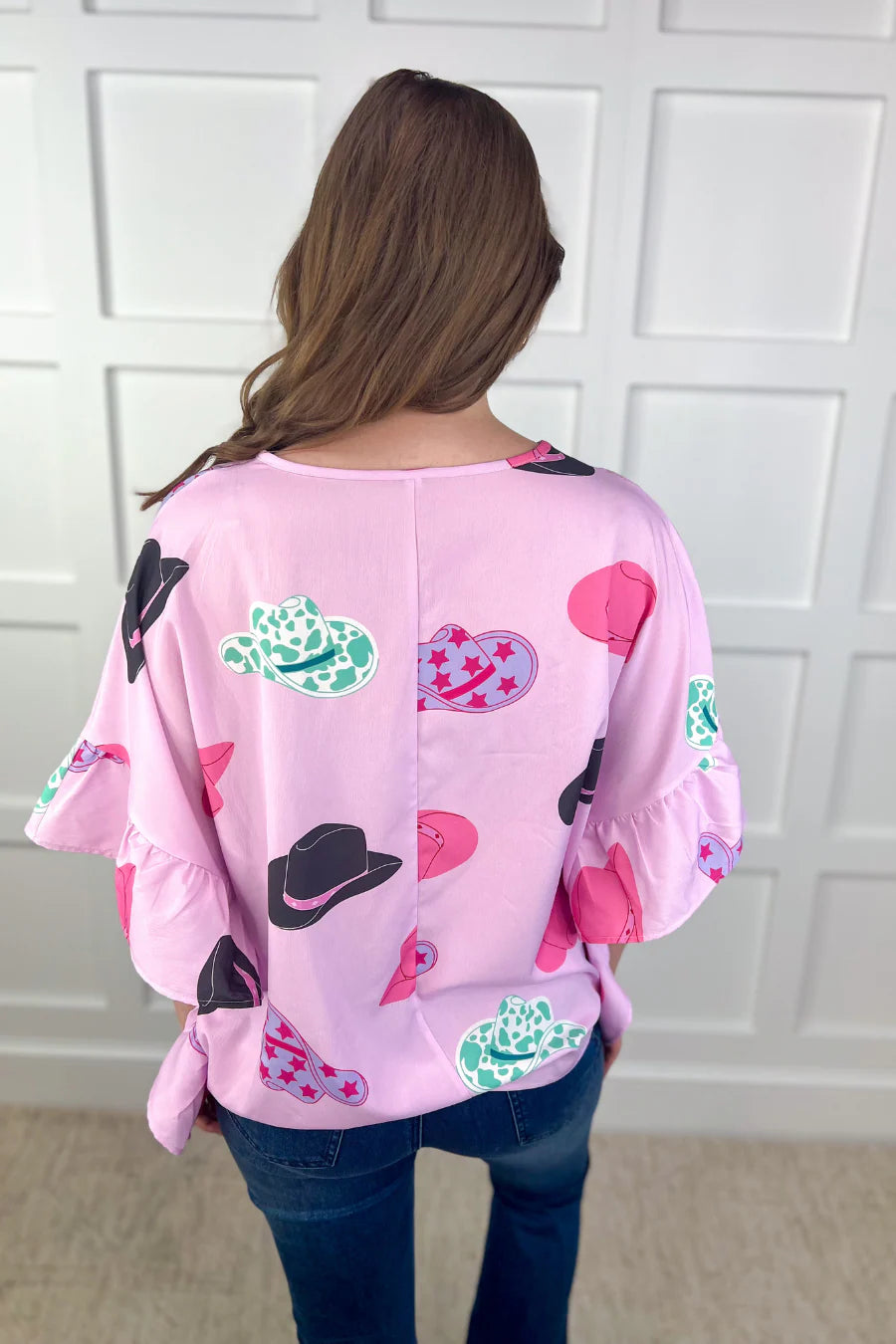 Cowgirl Ruffle Top Plus+