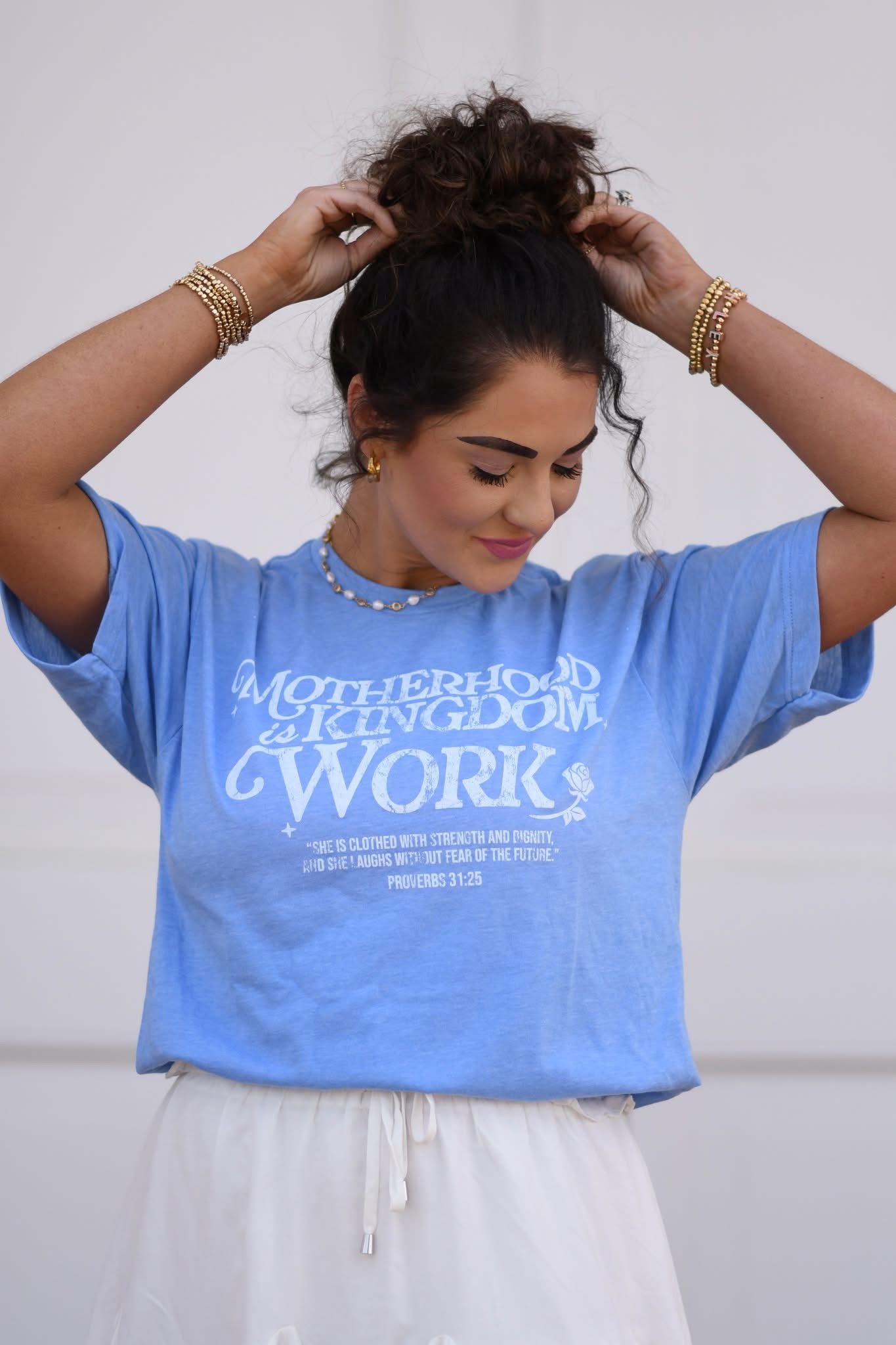 Motherhood Is Kingdom Work Graphic Tee