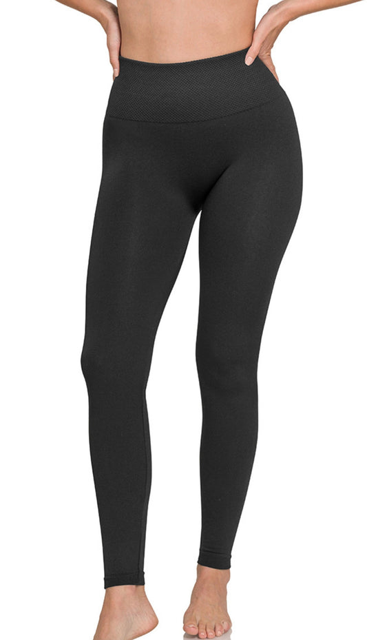 Black Fleece Leggings