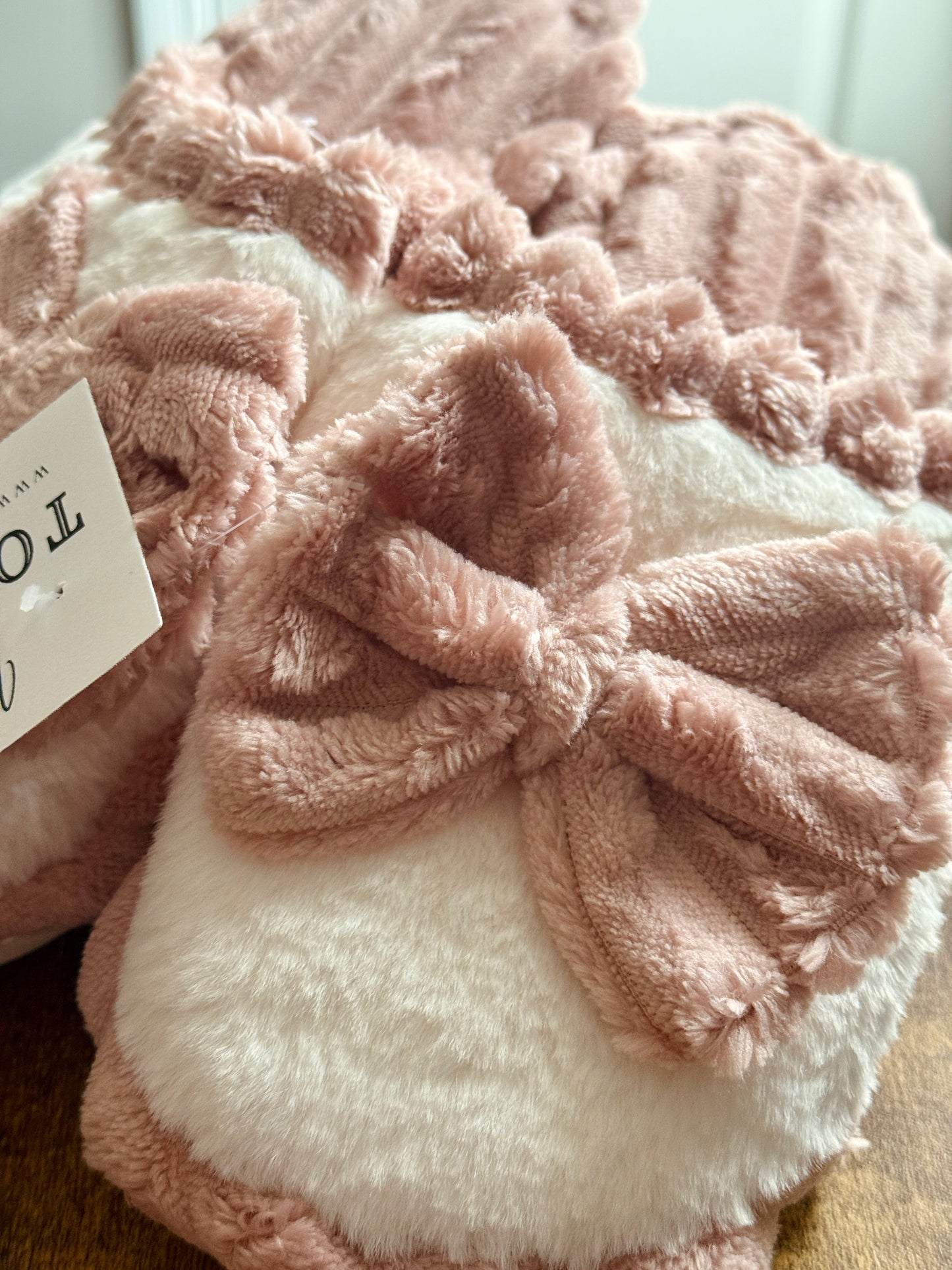 Pink Bow Slippers
