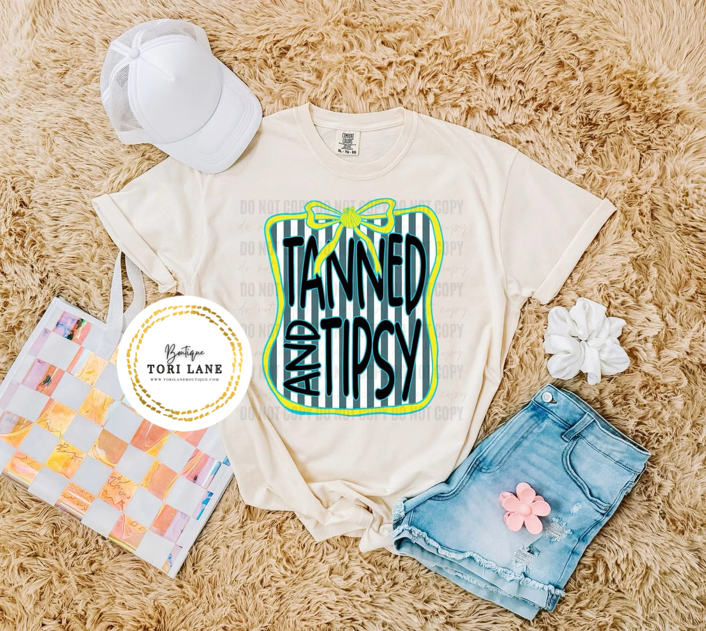 Tanned & Tipsy Graphic Tee