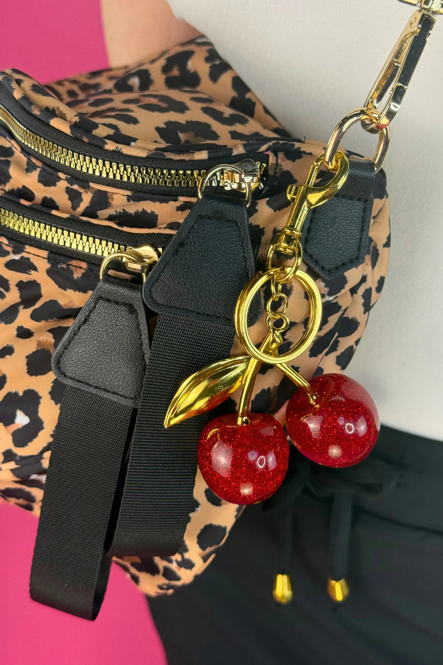 Cherry Bag Charm