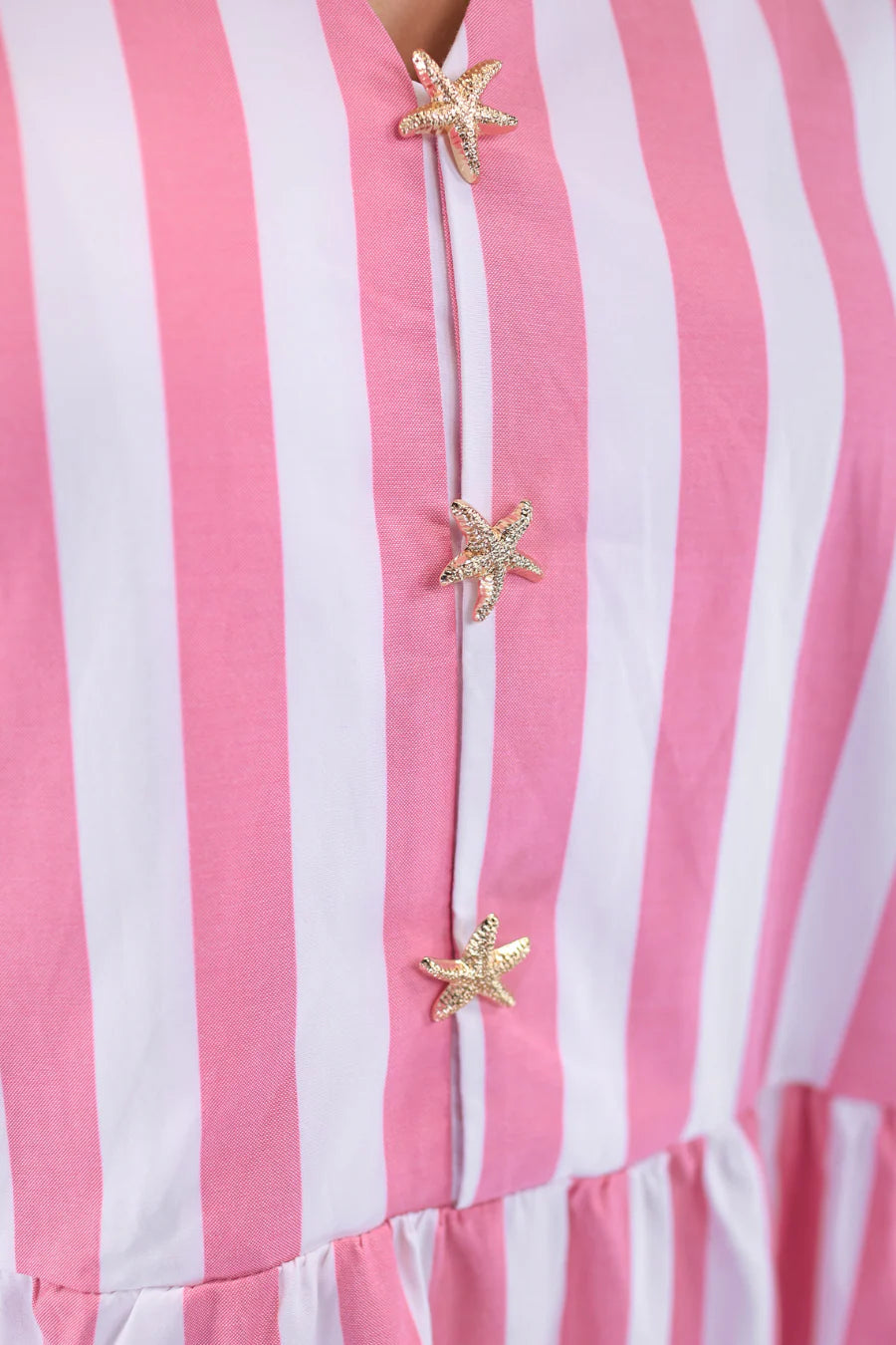 Pink Paradise Striped Dress