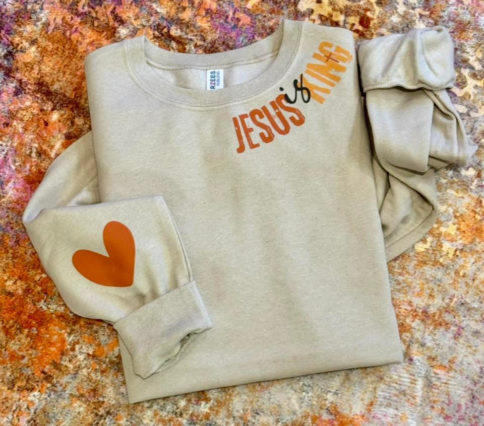 Jesus Is King Graphic Sweatshirt