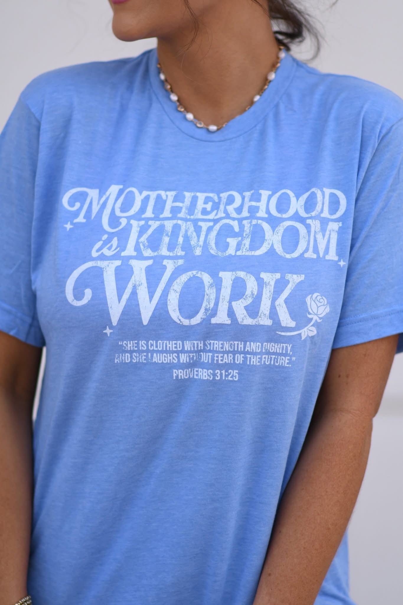 Motherhood Is Kingdom Work Graphic Tee