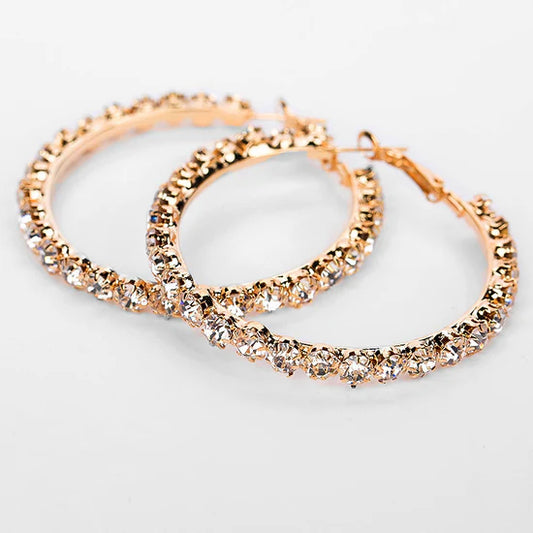 Thalyn Diamond Hoops Earrings