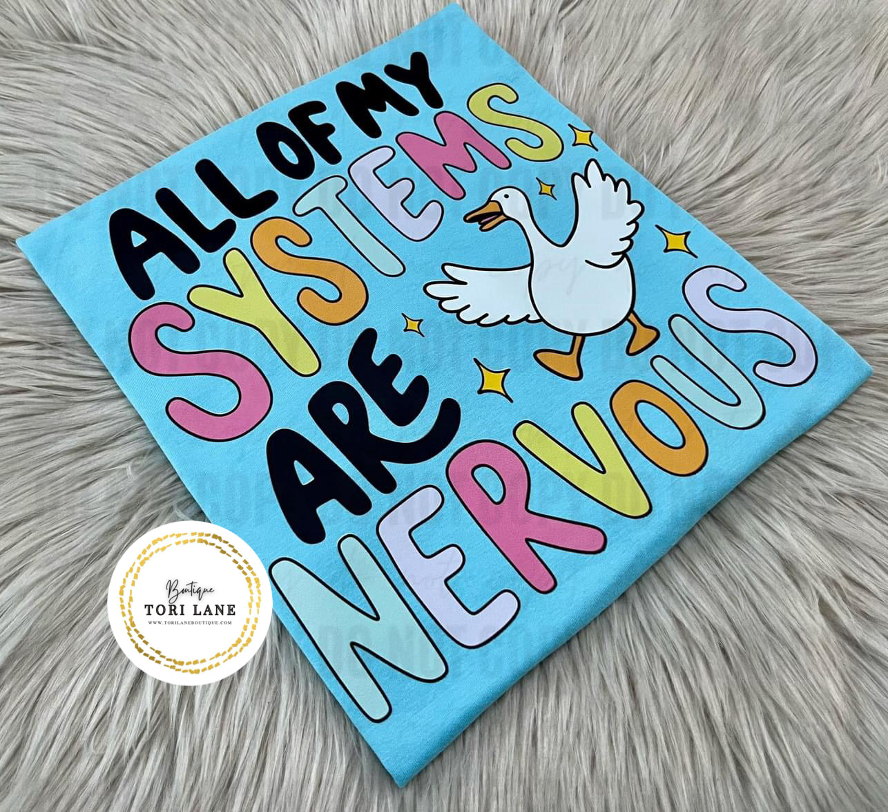 All Of My Systems Are Nervous Graphic Tee/Sweatshirt