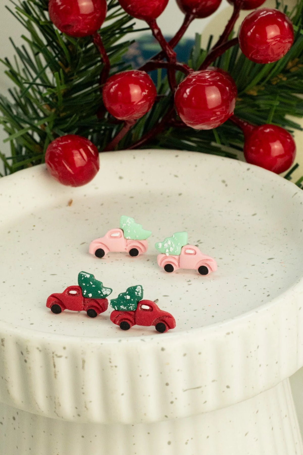 *PREORDER* Mini Holiday Delivery Stud Earrings