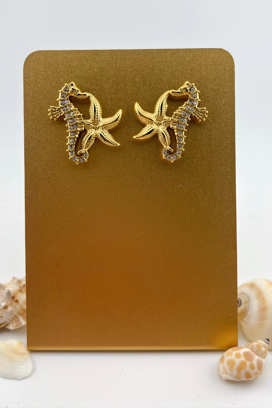 Hidden Treasure Gold Earrings