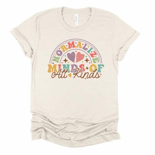 Normalize Minds Of All Kinds Graphic Tee
