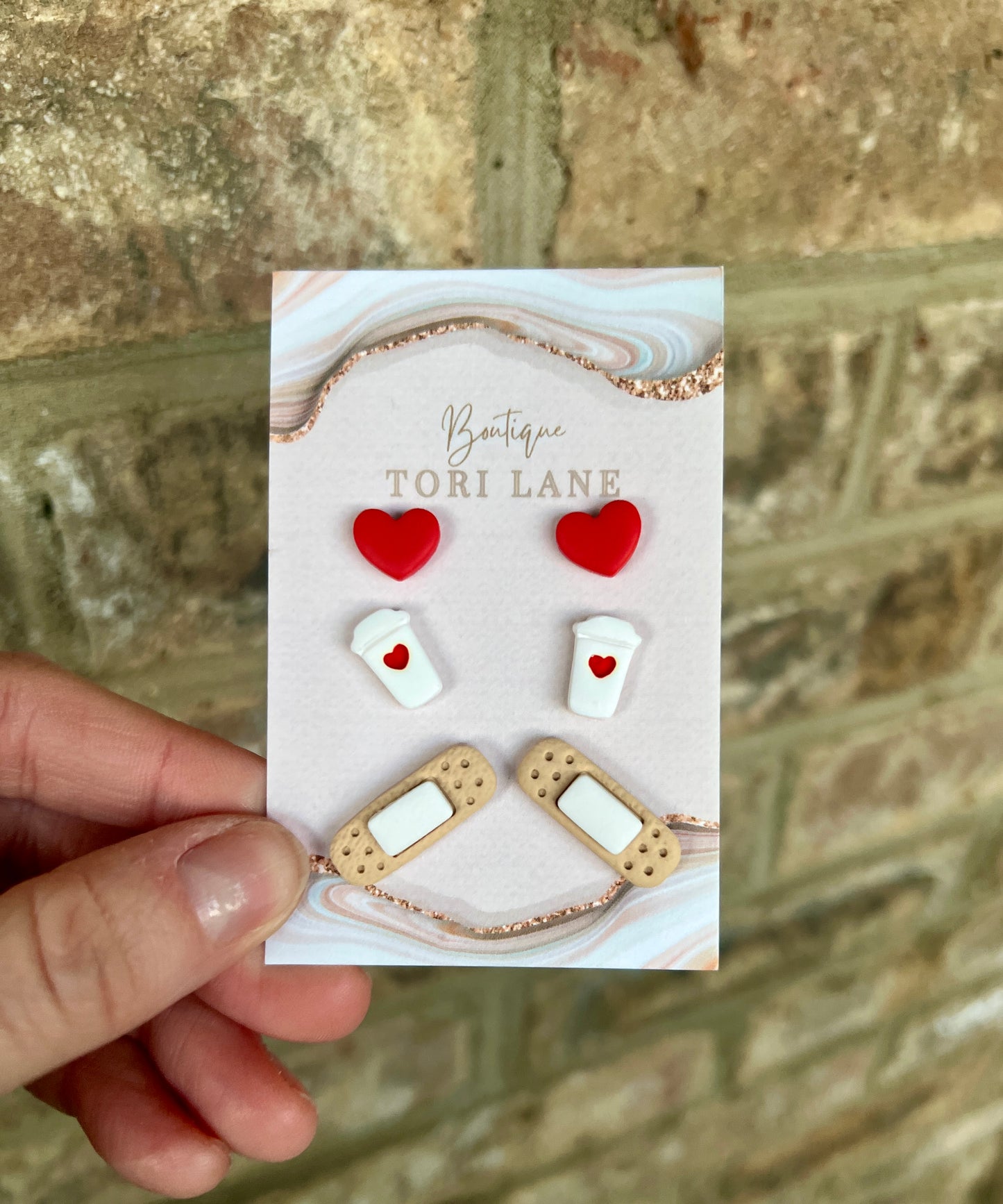 Nurse Stud Earring Set