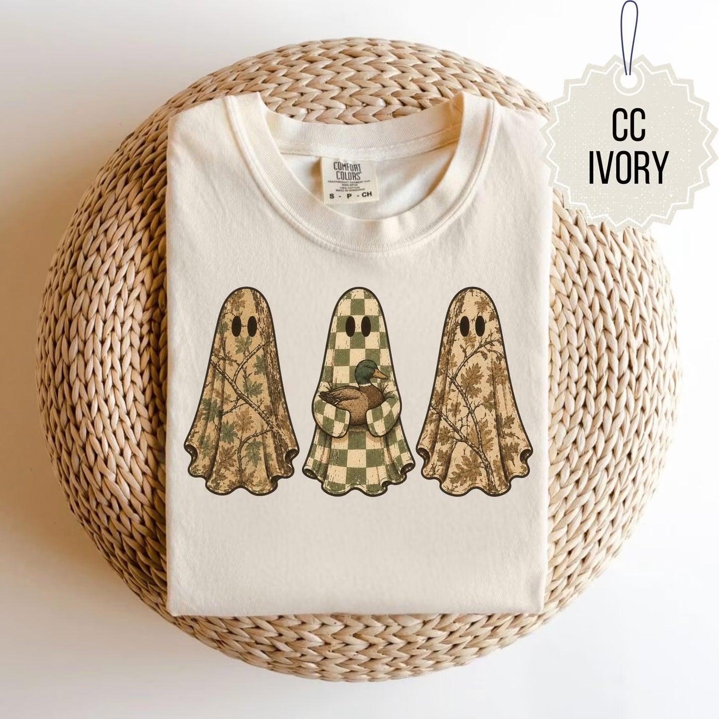 Camo Ghost Trio Graphic Tee