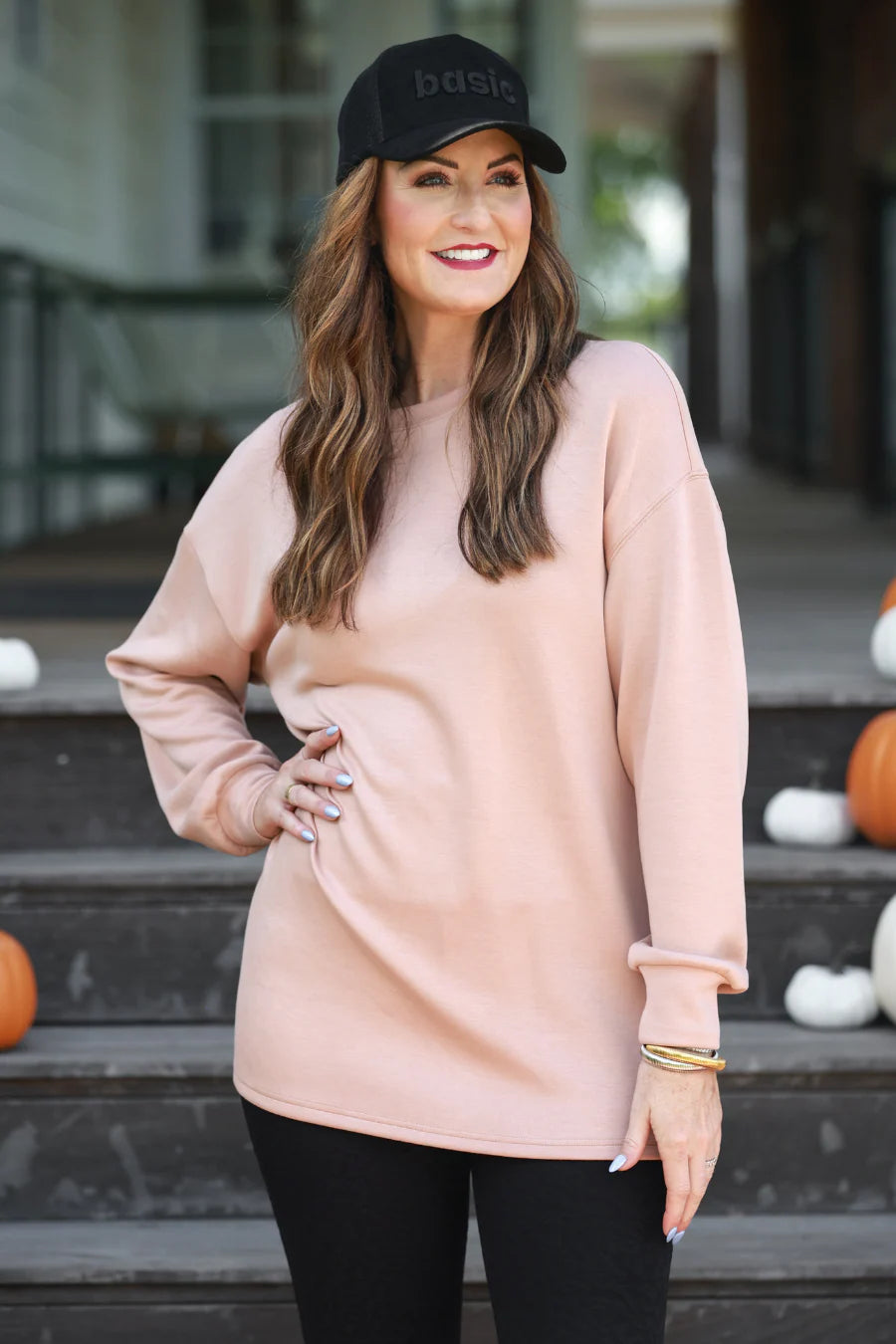 Mocha Tunic Top Plus+