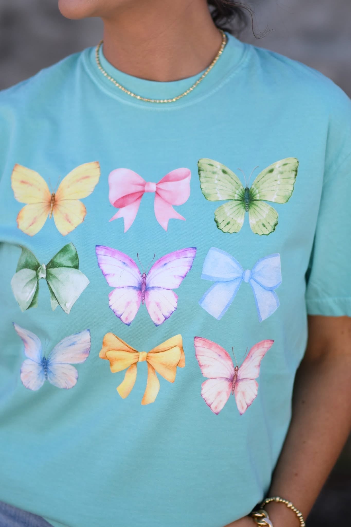 Butterflies & Bows Graphic Tee