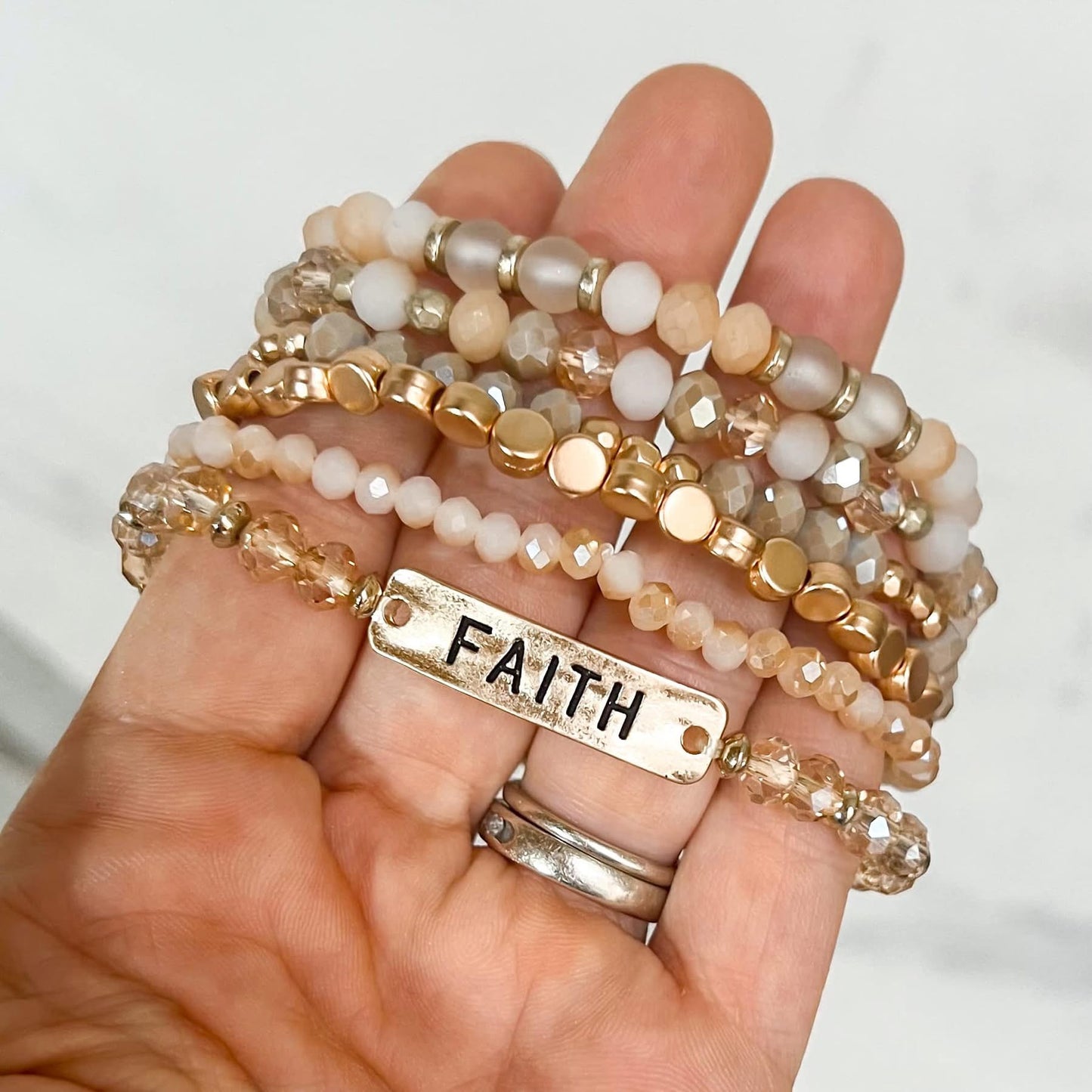 Faith Bracelet Stack