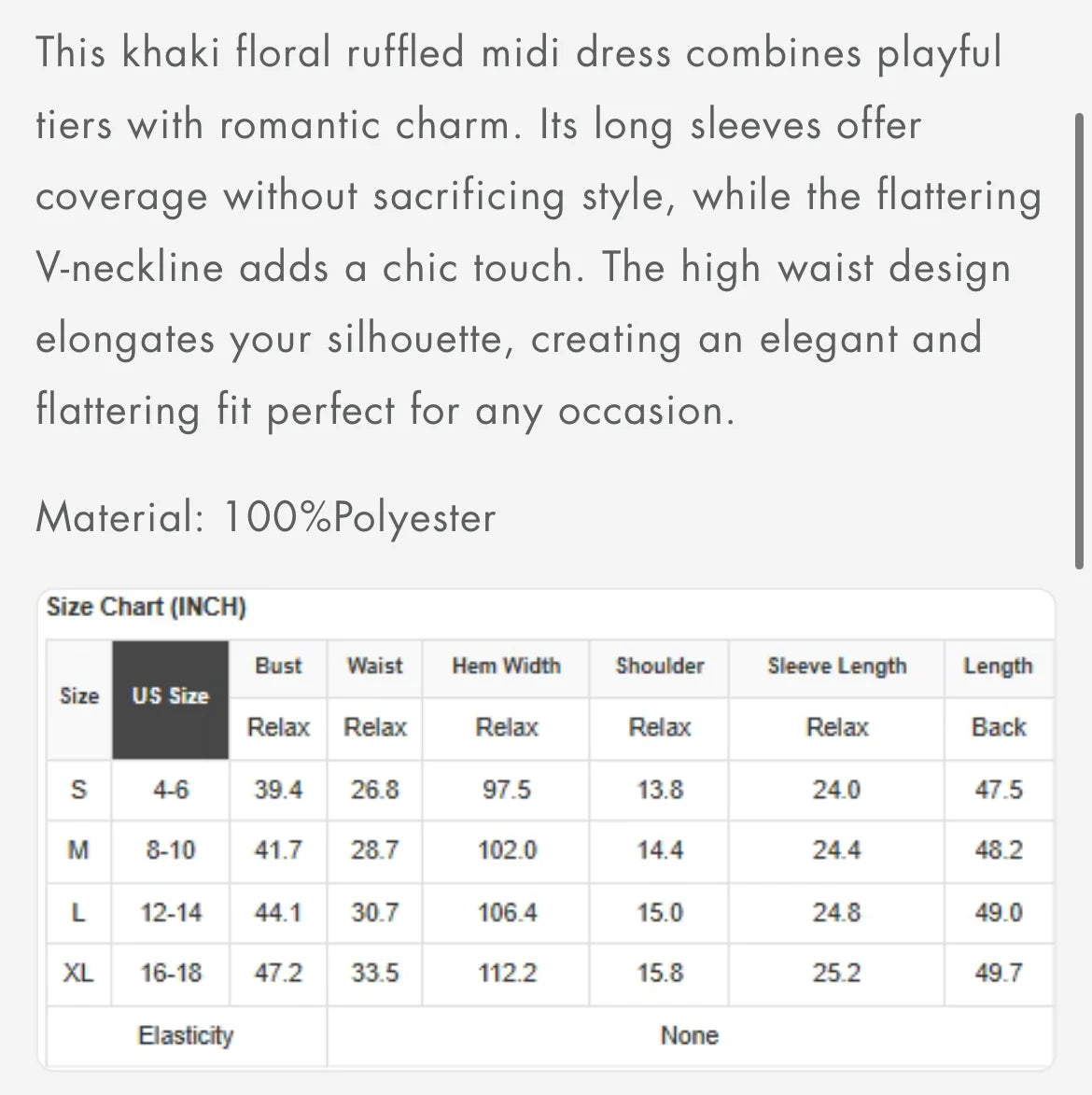 Elegant Floral Maxi Dress