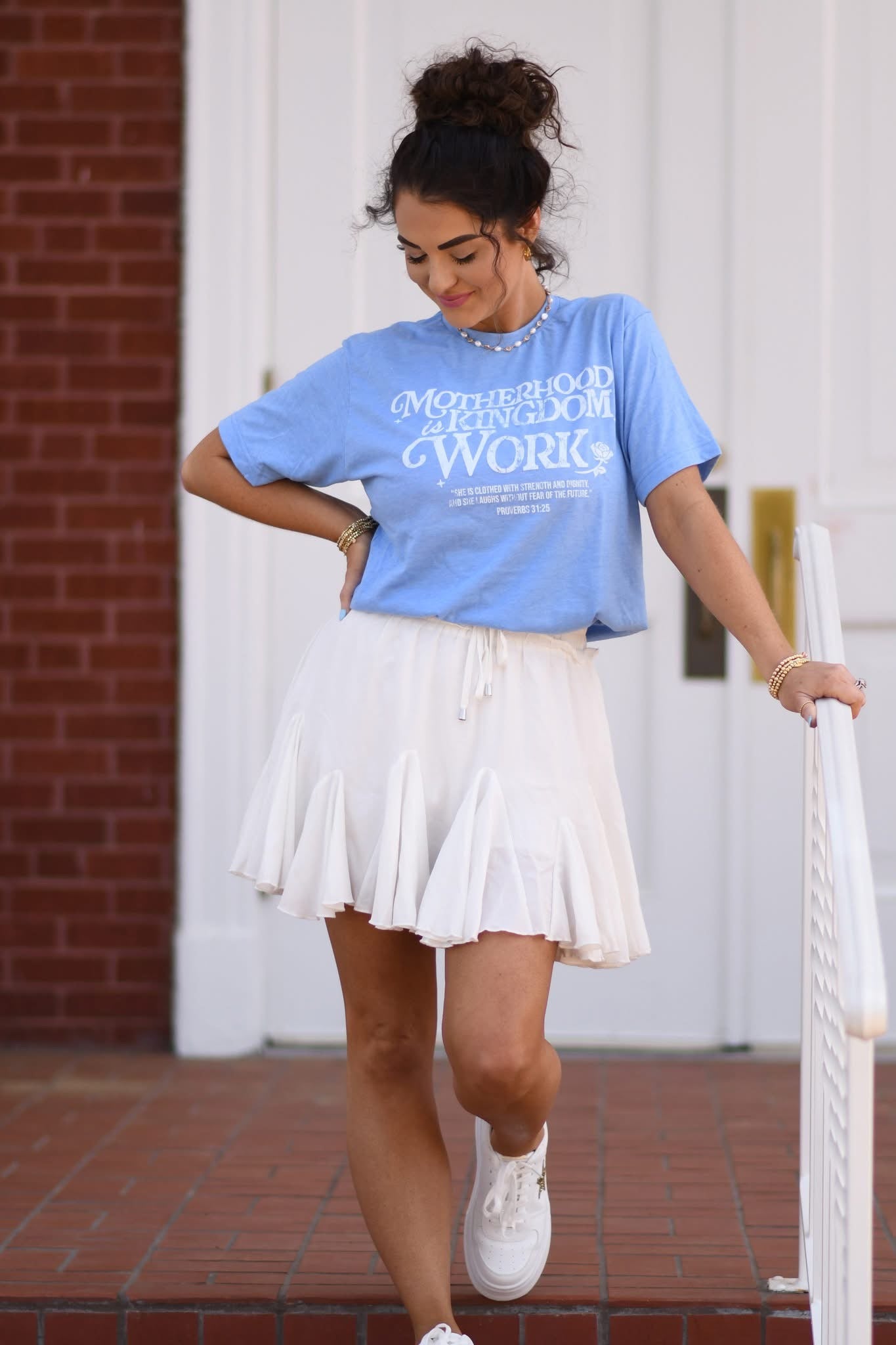 Motherhood Is Kingdom Work Graphic Tee