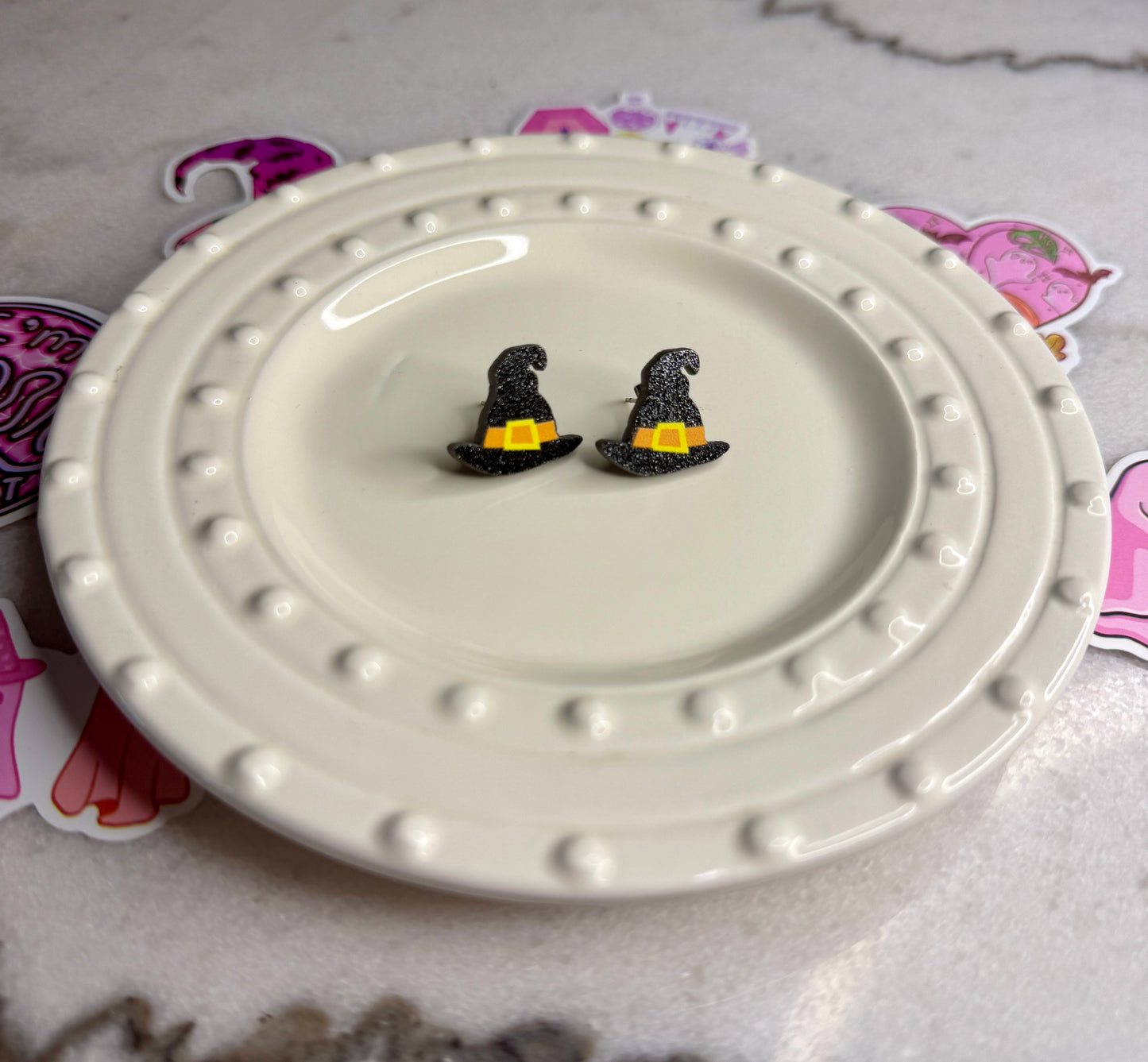 Witch Hat Stud Earrings