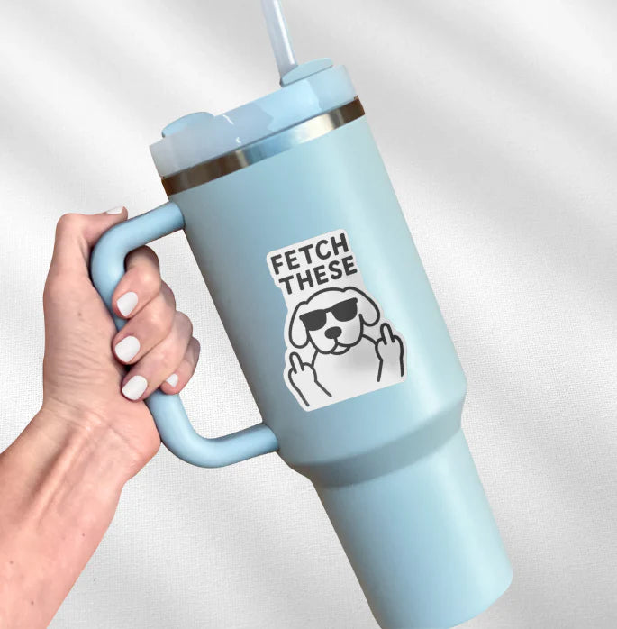 Fetch These Dog Sticker