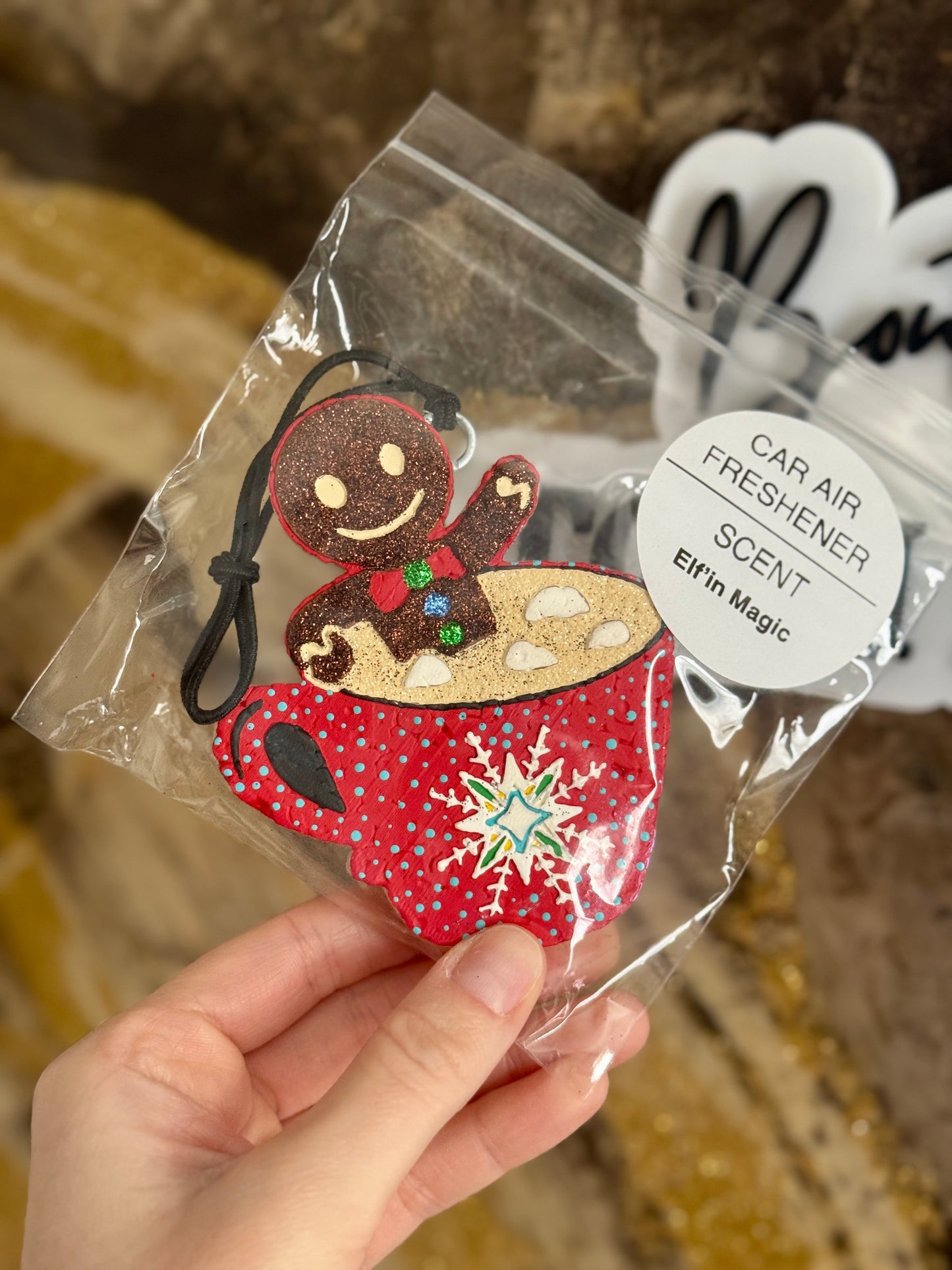 Winter Gingerbread Air Freshie (Elf’in Magic Scent)