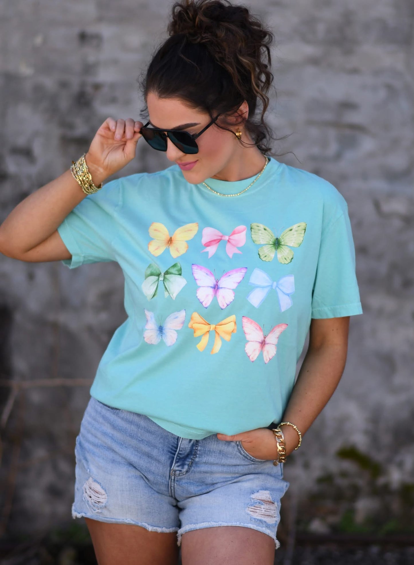 Butterflies & Bows Graphic Tee