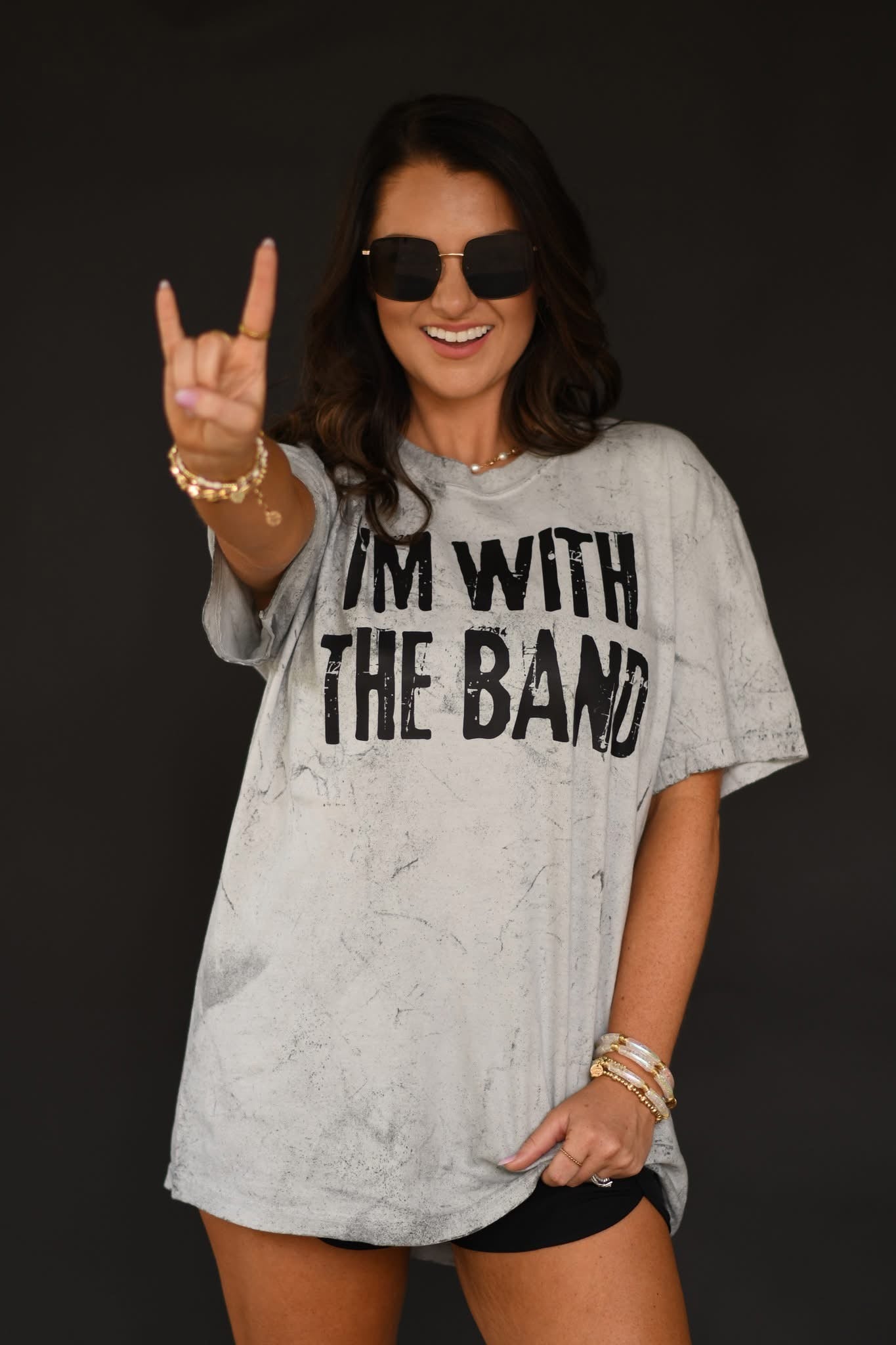 I’m With The Band Colorblast Graphic Tee