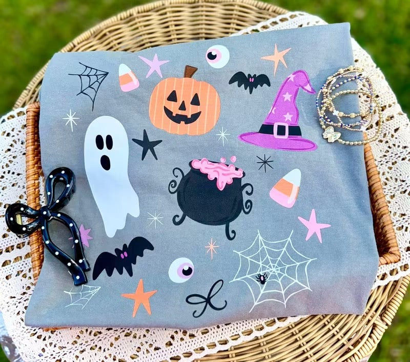 Potion Halloween Collage Graphic Tee
