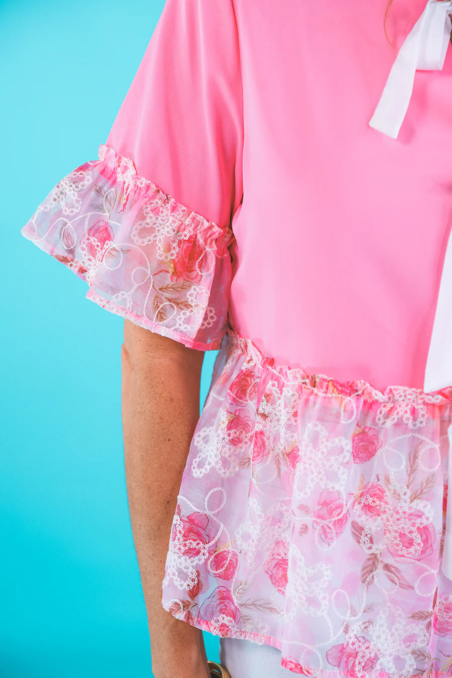 Rosie Ruffle Bow Top