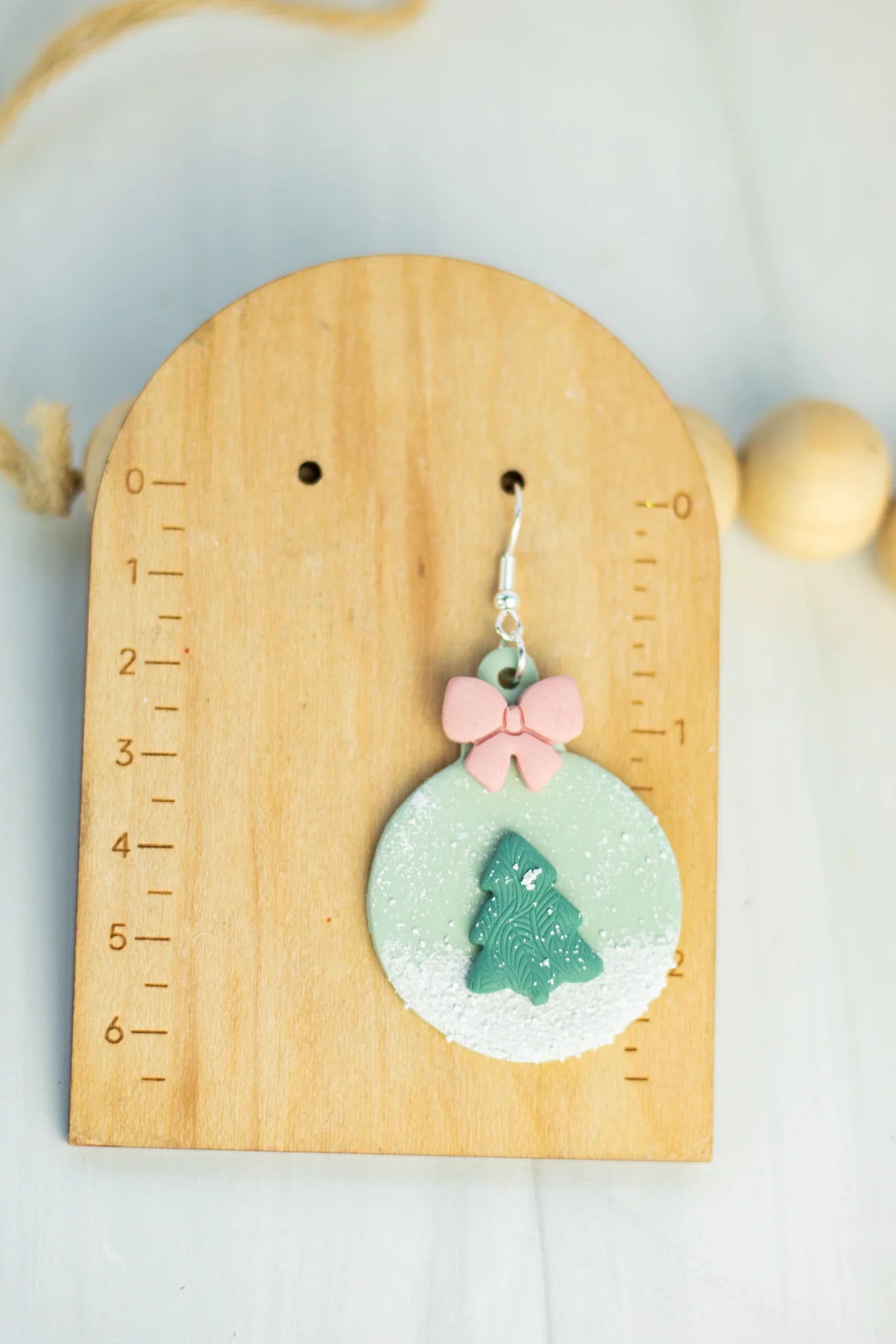 Sage Ornament Clay Earrings