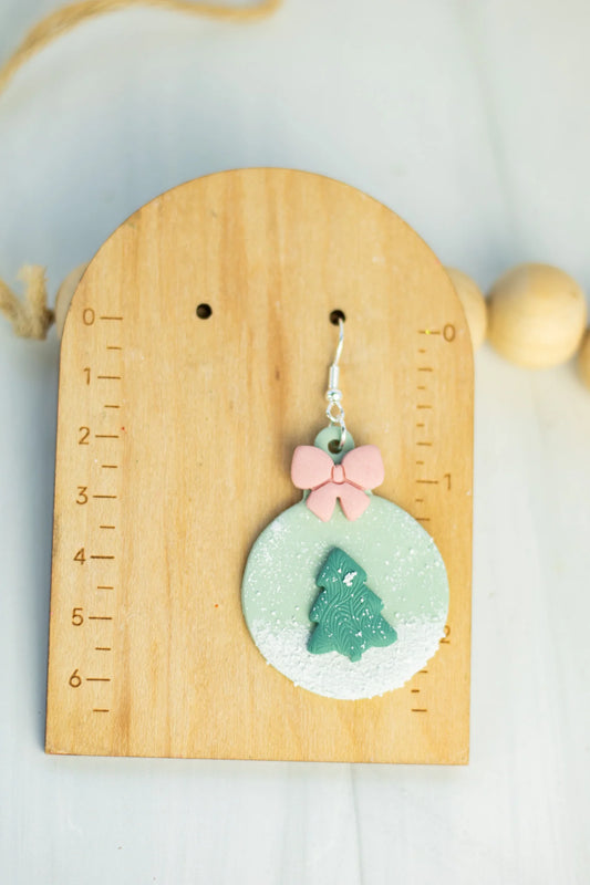 Sage Ornament Clay Earrings