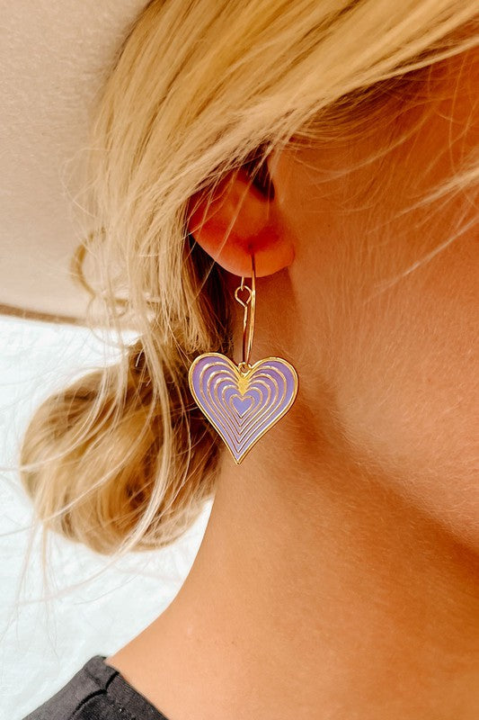 Lovely Purple Earrings