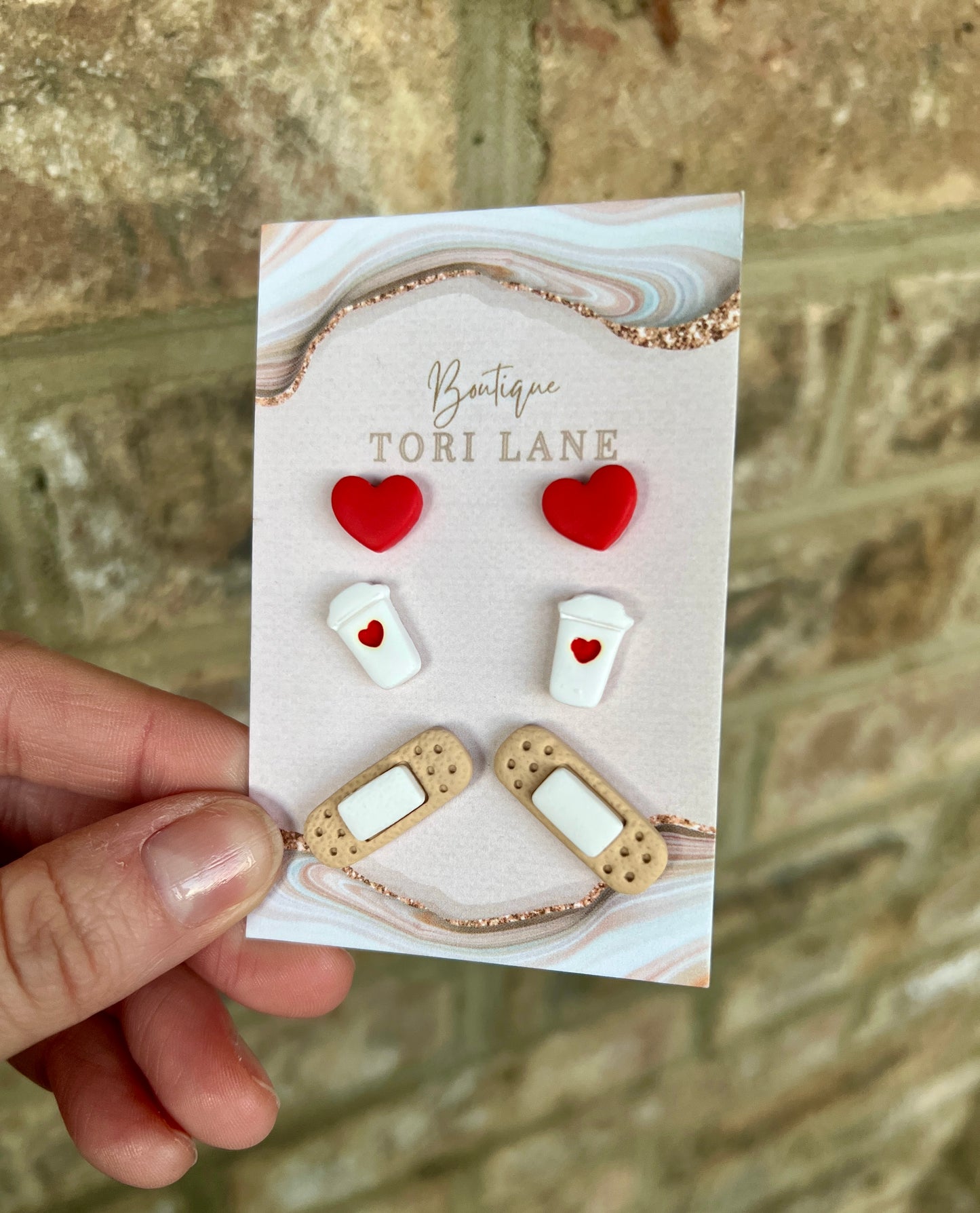 Nurse Stud Earring Set