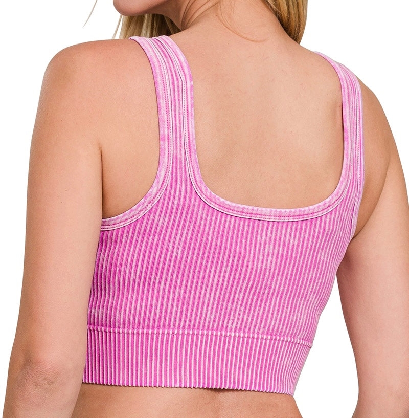 Mauve Acid Wash Reversible Brami