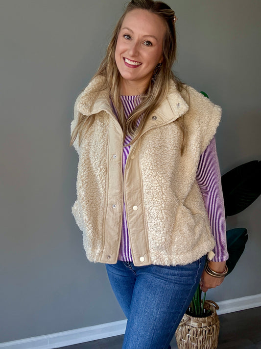 Cozy Oversized Faux Fur Vest