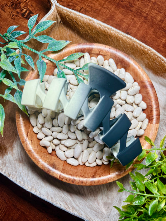 Ombre Zig Zag Claw Clips (Choose Color)