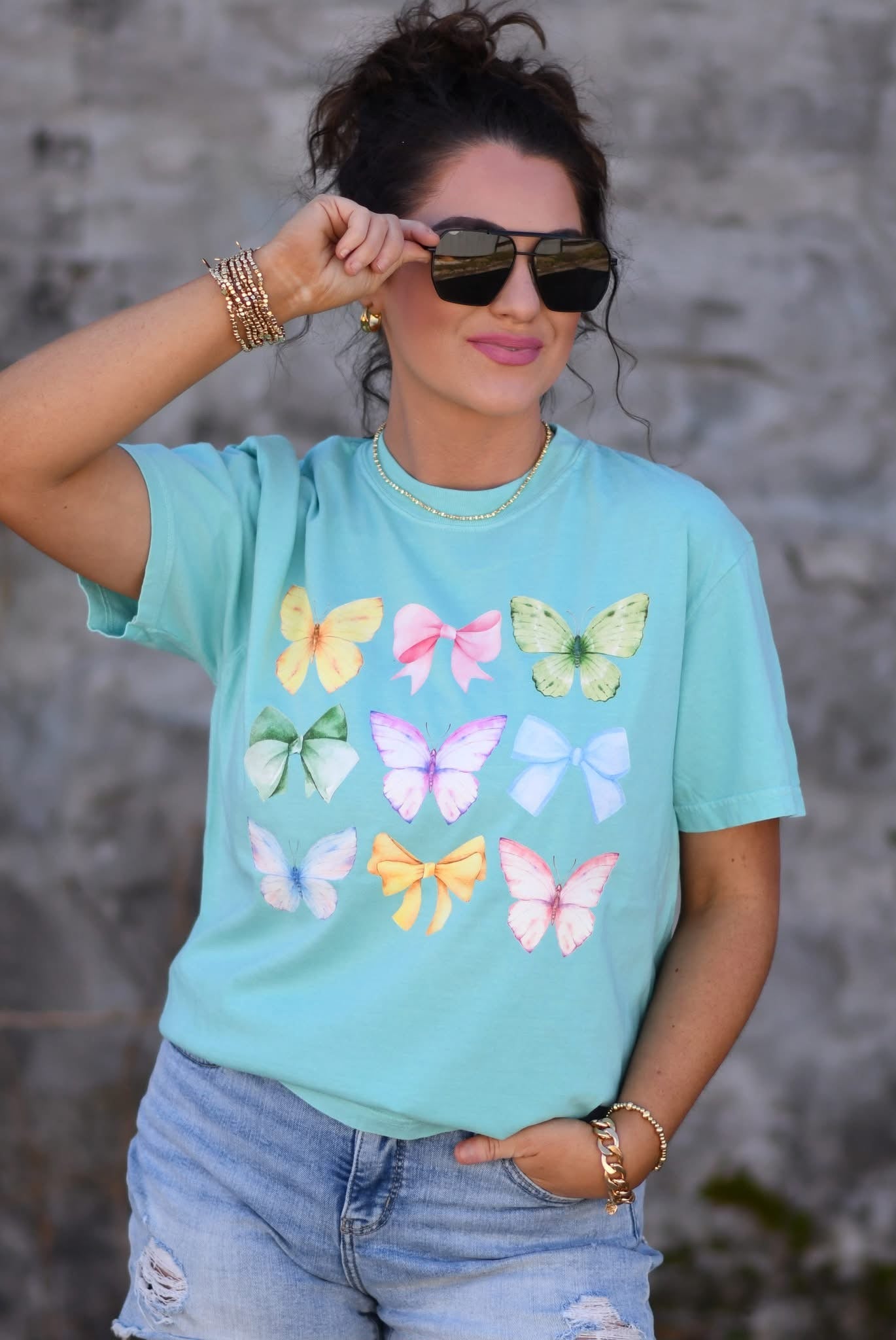 Butterflies & Bows Graphic Tee