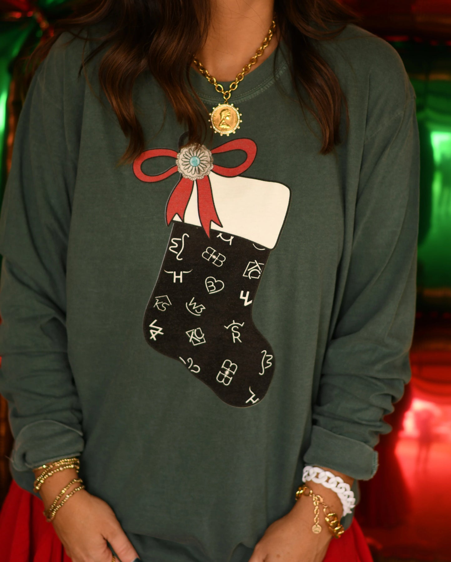 Branded Stocking Graphic Long Sleeve