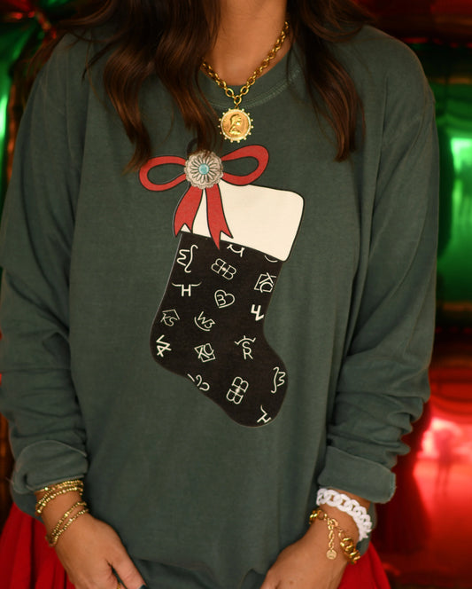 Branded Stocking Graphic Long Sleeve
