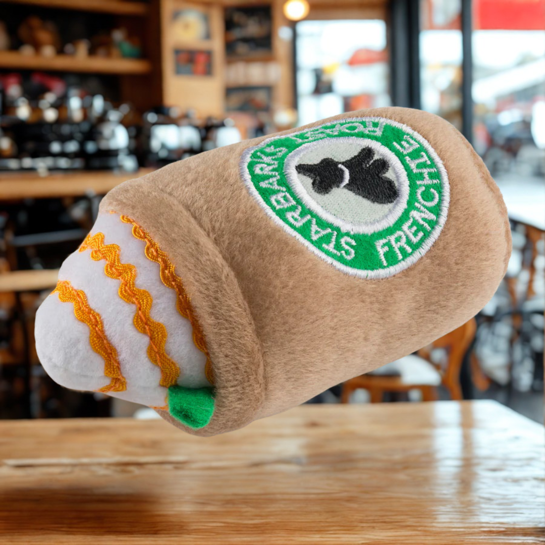 Starbarks Frenchie Roast Plush Dog Toy