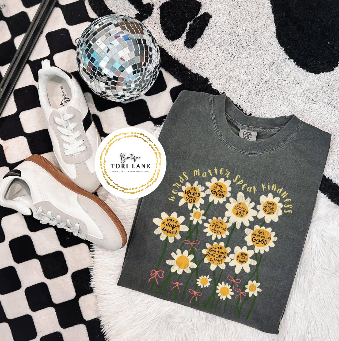 Words Matter Speak Kindness Graphic Tee