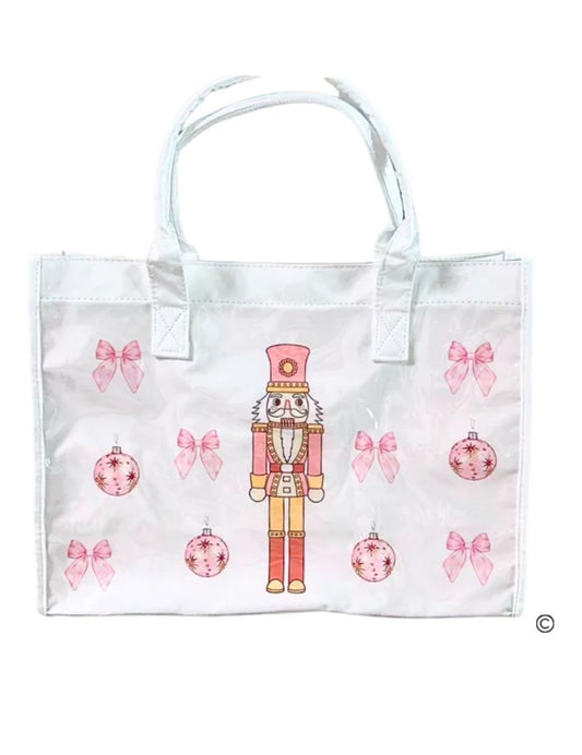 Adorable Nutcracker Vinyl Tote Bag
