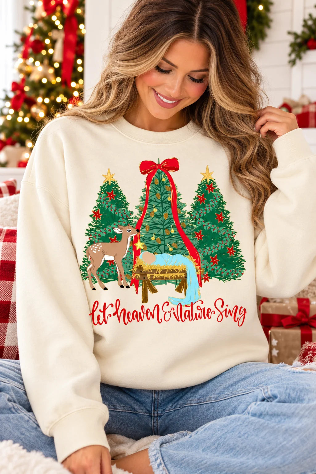 Let Heaven & Nature Sing Graphic Sweatshirt