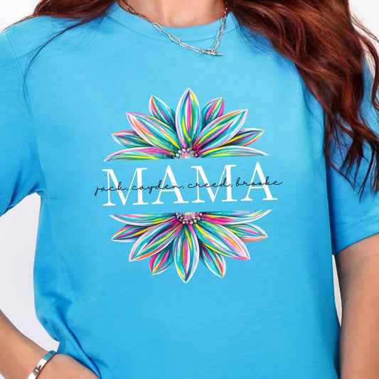 Custom Floral Name Graphic Tee