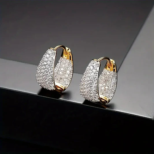 Auri Diamond Hoop Earrings