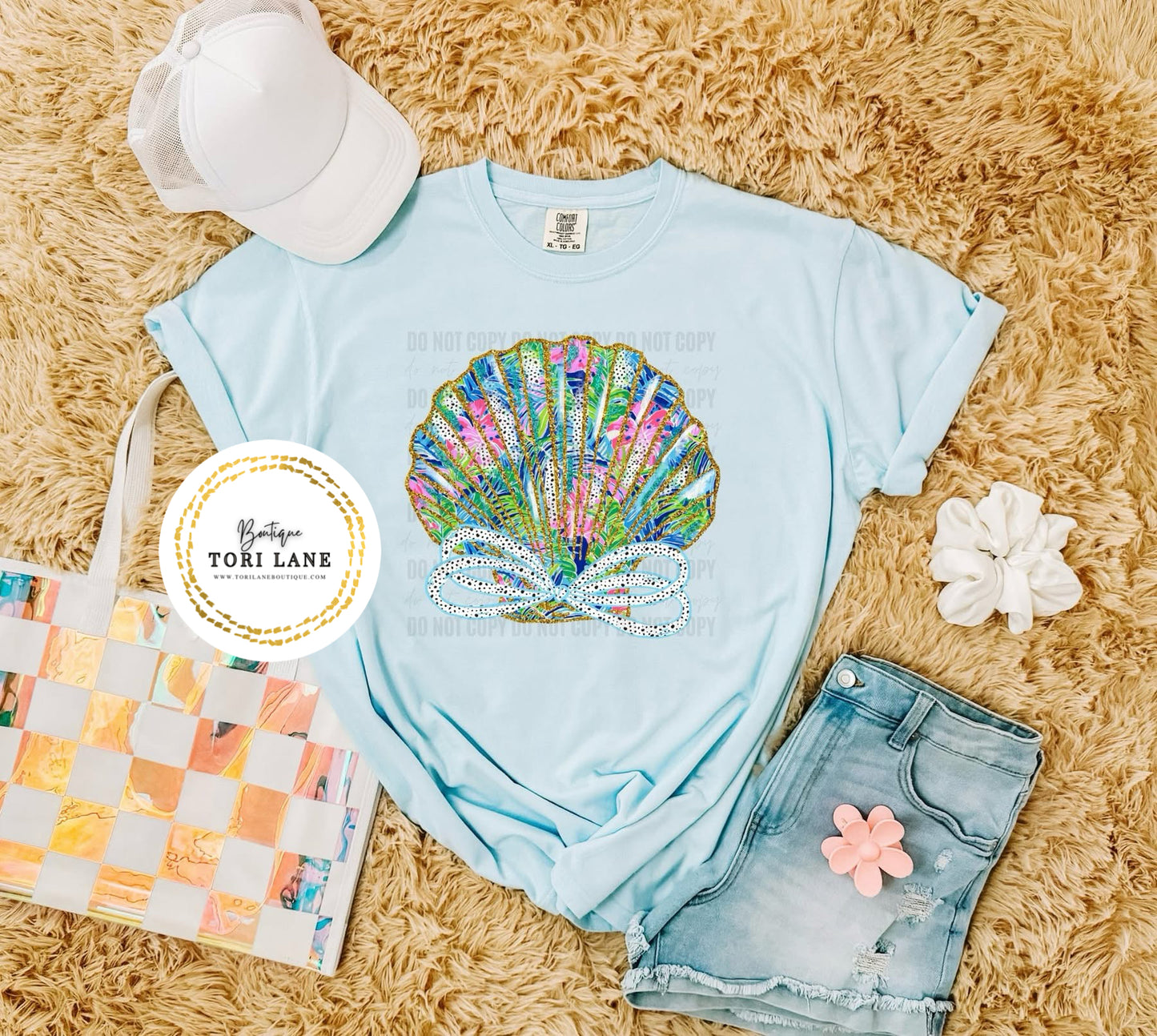 Beachy Seashell Graphic Tee