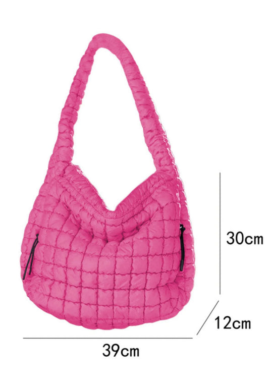 Pretty Pink Puffer Bag