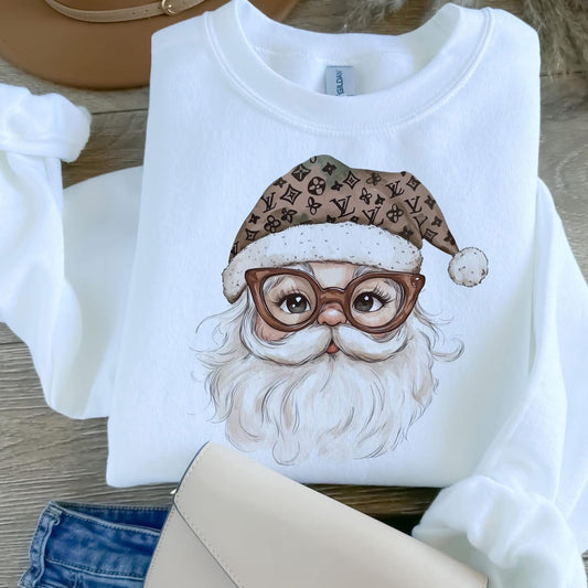 Boujee Santa Graphic Sweatshirt