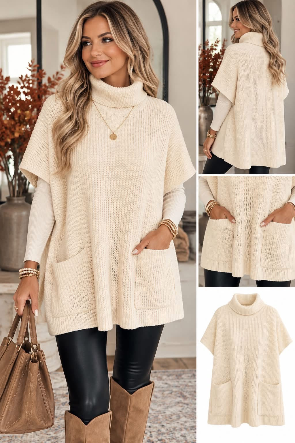 *PREORDER* Casual Turtleneck Sweater