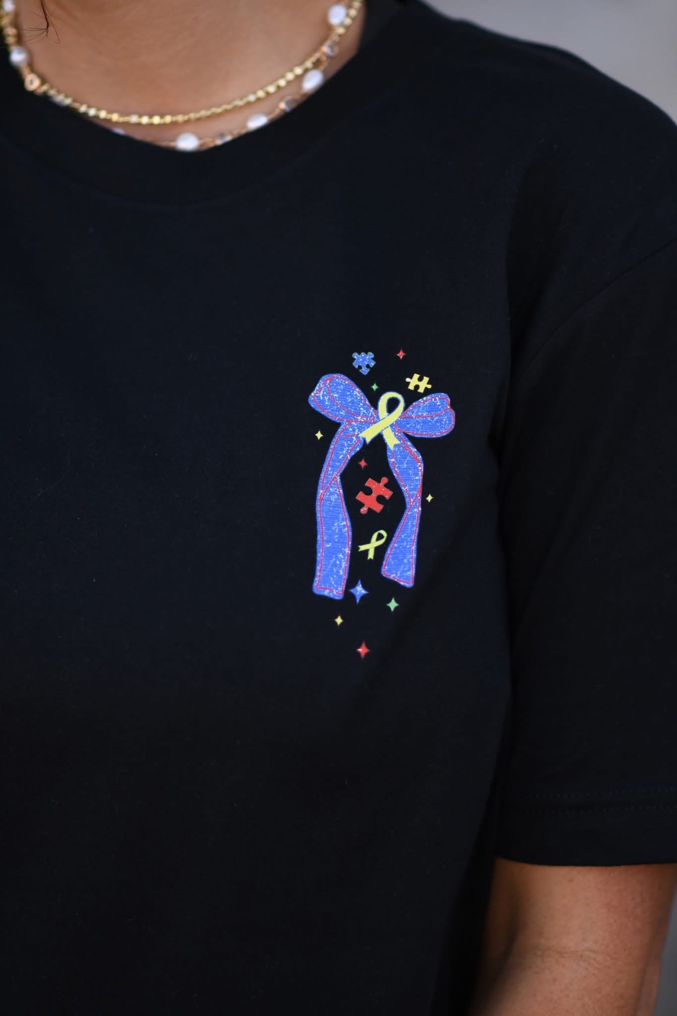 Autism Bows Graphic Tee